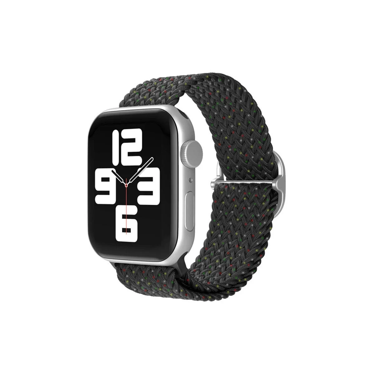 Apple Watch 38mm Star Kordon - Benekli Siyah Apple Watch 38mm Star Kordon - Benekli Siyah