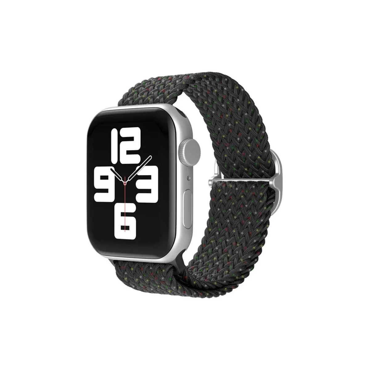 Apple Watch 38mm Star Kordon - Benekli Siyah Apple Watch 38mm Star Kordon - Benekli Siyah