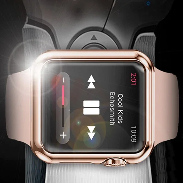 Apple Watch 4 44mm Bumper PC Koruma Kılıf - Çizilmeye Karşı Tam Koruma