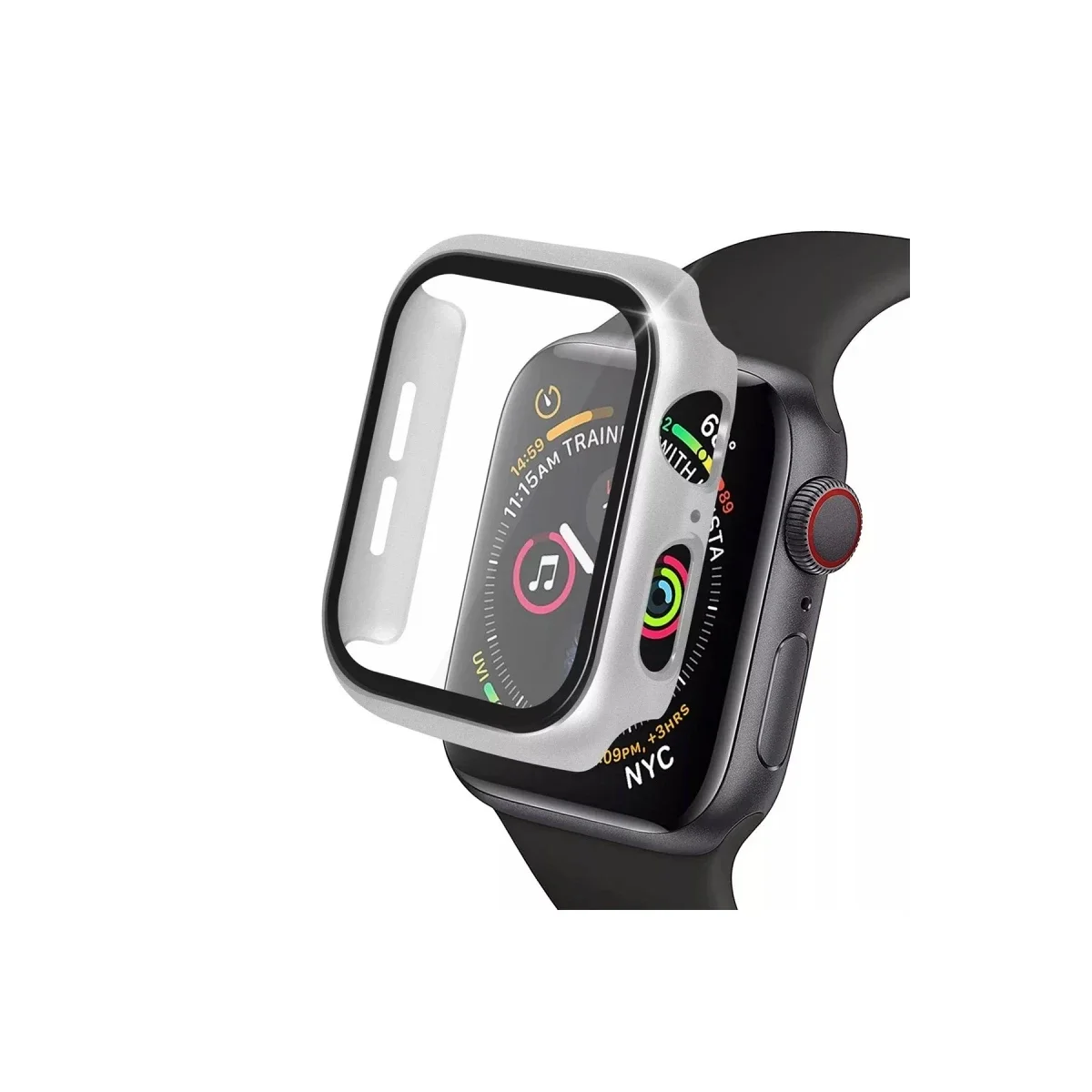 Apple Watch 40mm Camlı Kasa Ekran Koruyucu - Gümüş Fiyatı, Yorumları ve Özellikleri