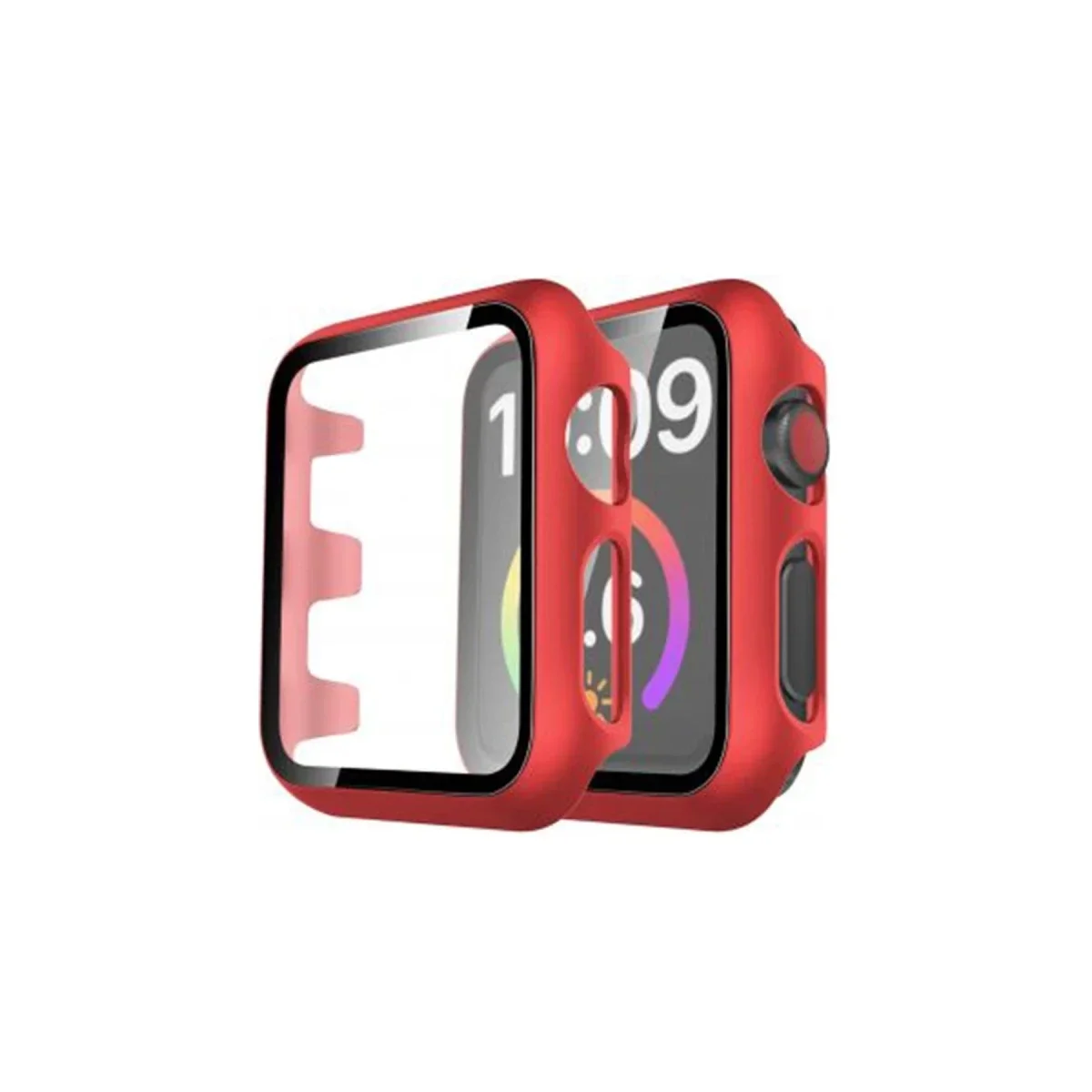 Apple Watch 40mm Camlı Kasa Ekran Koruyucu - Kırmızı Fiyatı, Yorumları ve Özellikleri