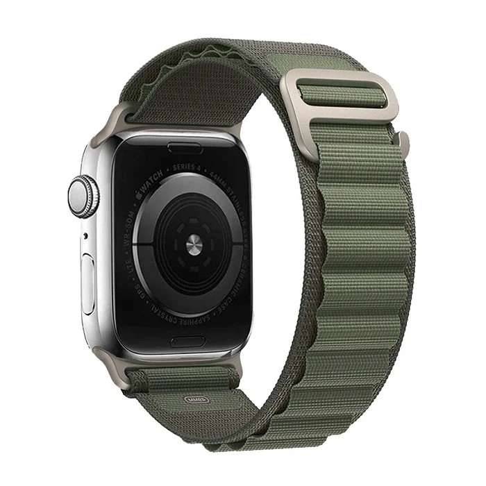 Apple Watch 42-49 mm Tüm Seriler Uyumlu Dayanıklı Spor Kayış - Alpine Loop Kordon