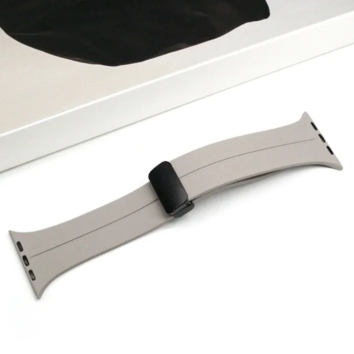 Apple Watch 42-49mm Manyetik Silikon Kayış - Uyumlu & Dayanıklı Bileklik Fiyatı, Yorumları ve Özellikleri
