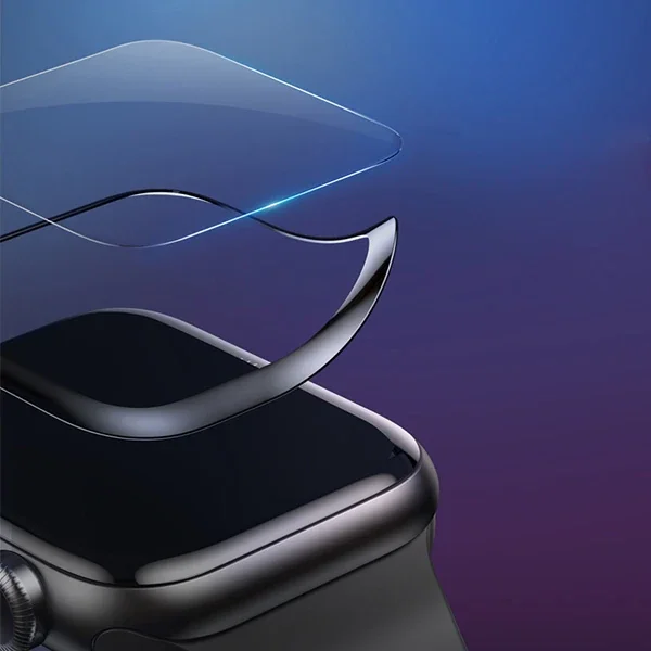 Apple Watch 42mm 3D Kavisli Tempered Kırılmaz Cam Koruyucu - Full Ekran Koruma