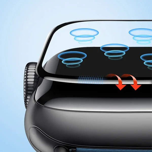 Apple Watch 42mm 3D Kavisli Tempered Kırılmaz Cam Koruyucu - Full Ekran Koruma