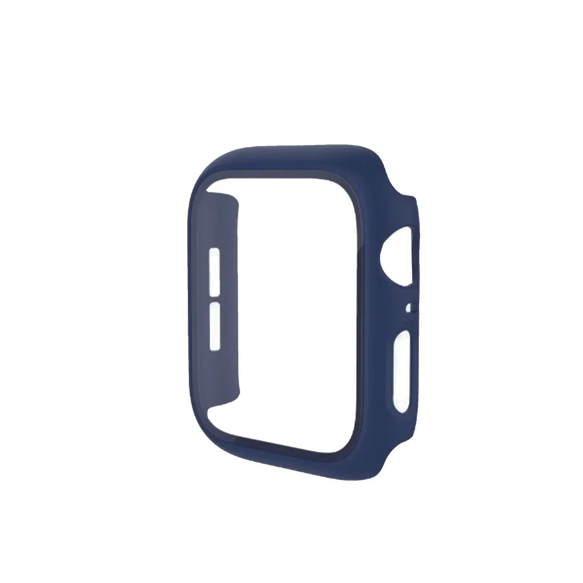 Apple Watch 42mm Camlı Kasa Ekran Koruyucu - Mavi