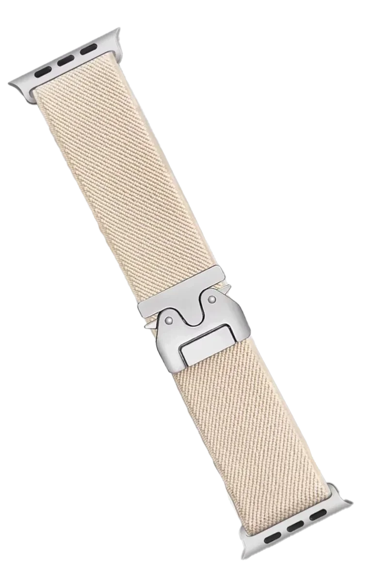 Apple Watch 42mm Forest Kumaş Kordon - Krem Apple Watch 42mm Forest Kumaş Kordon - Krem