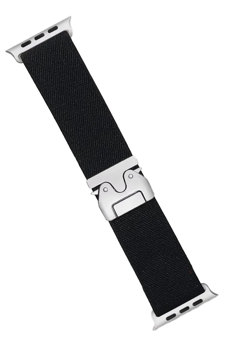 Apple Watch 42mm Forest Kumaş Kordon - Siyah