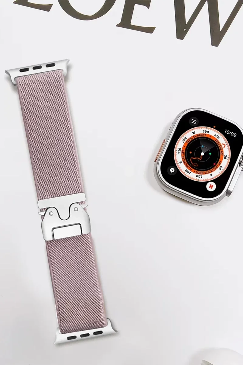 Apple Watch 42mm Forest Kumaş Kordon - Lila Apple Watch 42mm Forest Kumaş Kordon - Lila