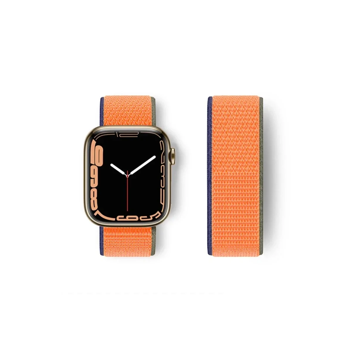 Apple Watch 42mm Hasırlı Cırtcırtlı Kordon - Turuncu Fiyatı, Yorumları ve Özellikleri