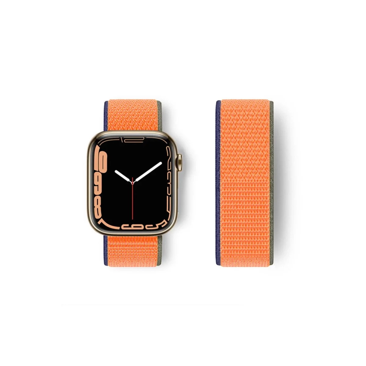 Apple Watch 42mm Hasırlı Cırtcırtlı Kordon - Turuncu Fiyatı, Yorumları ve Özellikleri