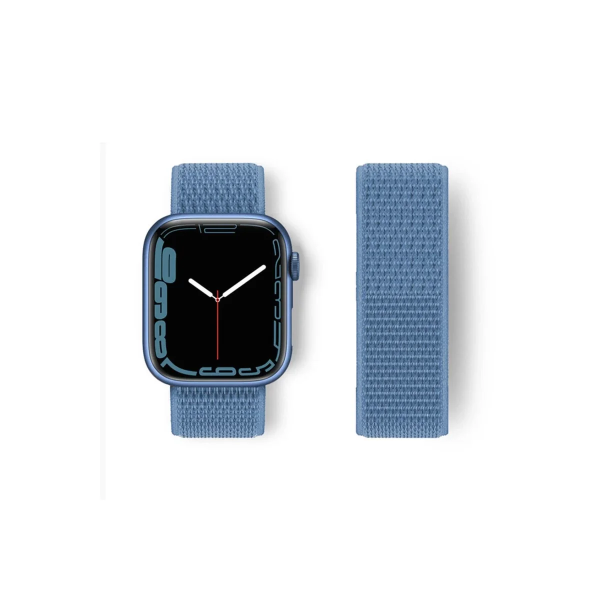 Apple Watch 42mm Hasırlı Cırtcırtlı Kordon - Mavi Fiyatı, Yorumları ve Özellikleri