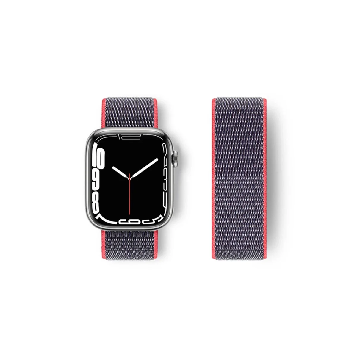 Apple Watch 42mm Hasırlı Cırtcırtlı Kordon - Pembe Fiyatı, Yorumları ve Özellikleri
