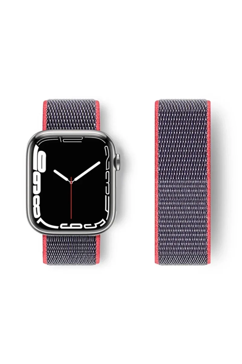 Apple Watch 42mm Hasırlı Cırtcırtlı Kordon - Pembe Fiyatı, Yorumları ve Özellikleri