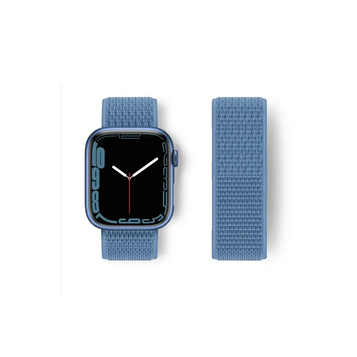 Apple Watch 42mm Hasırlı Cırtcırtlı Kordon - Mavi Fiyatı, Yorumları ve Özellikleri