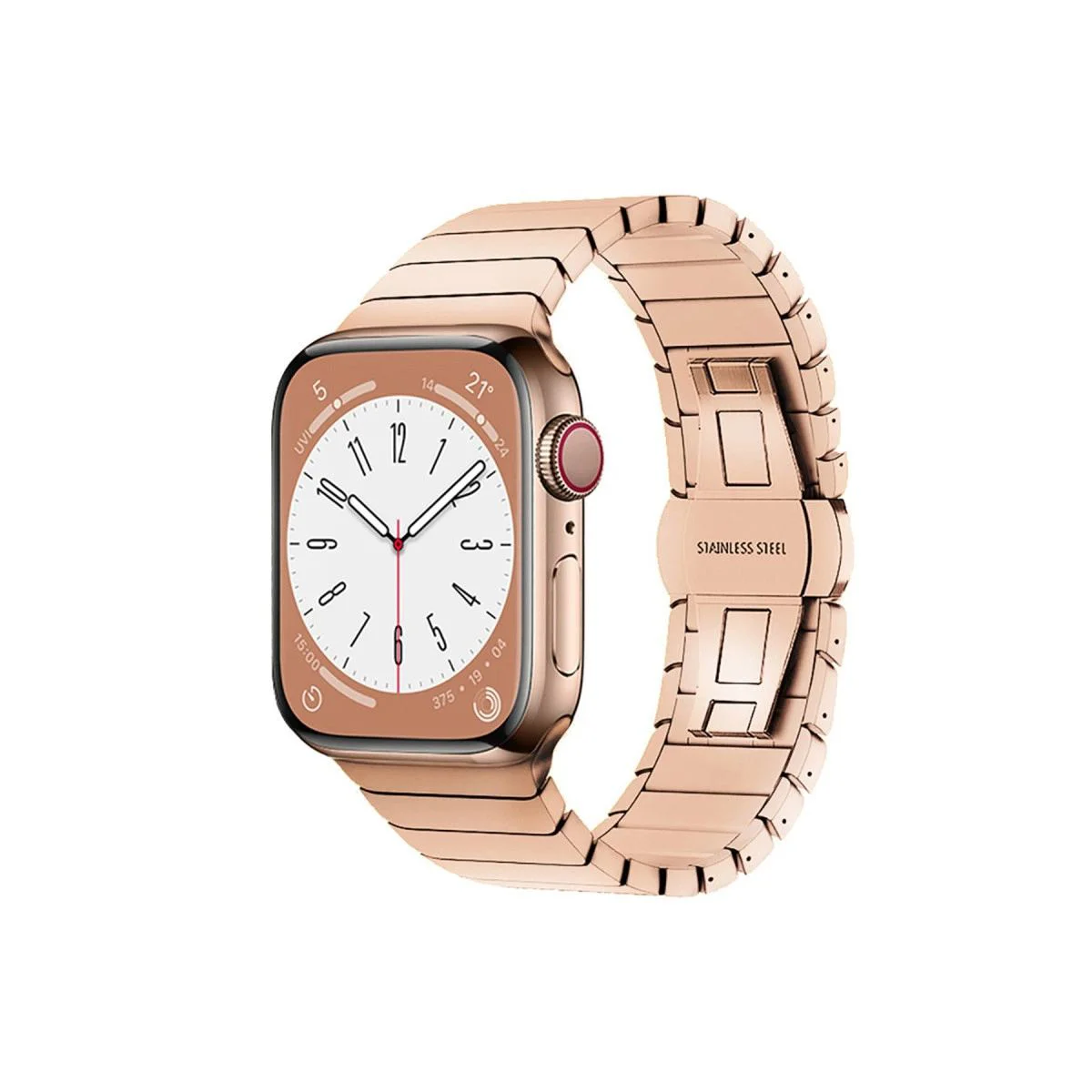 Apple Watch 42mm ile Uyumlu Kr413 Fine Steel Kordon - Rose Fiyatı, Yorumları ve Özellikleri