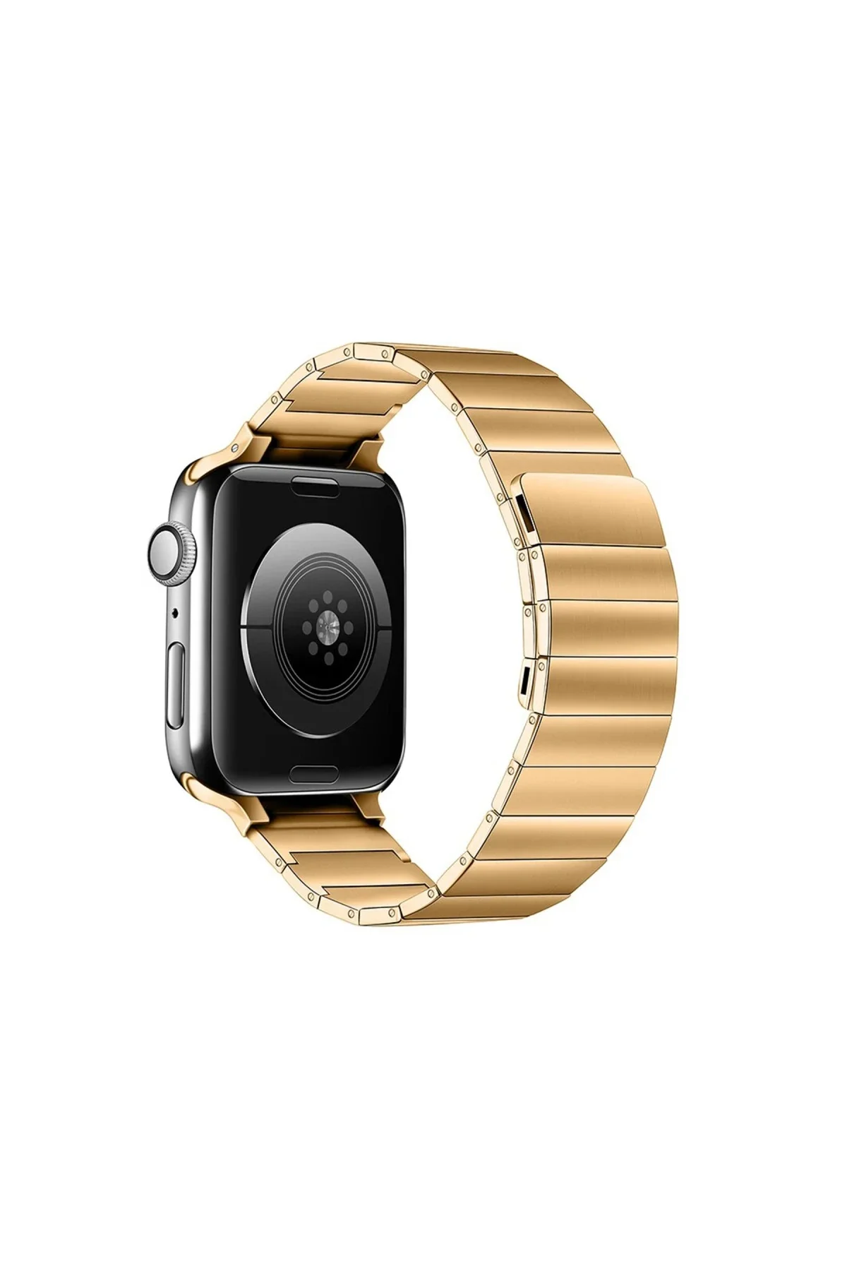 Apple Watch 42mm KR404 Huks Kordon - Gold Apple Watch 42mm KR404 Huks Kordon - Gold