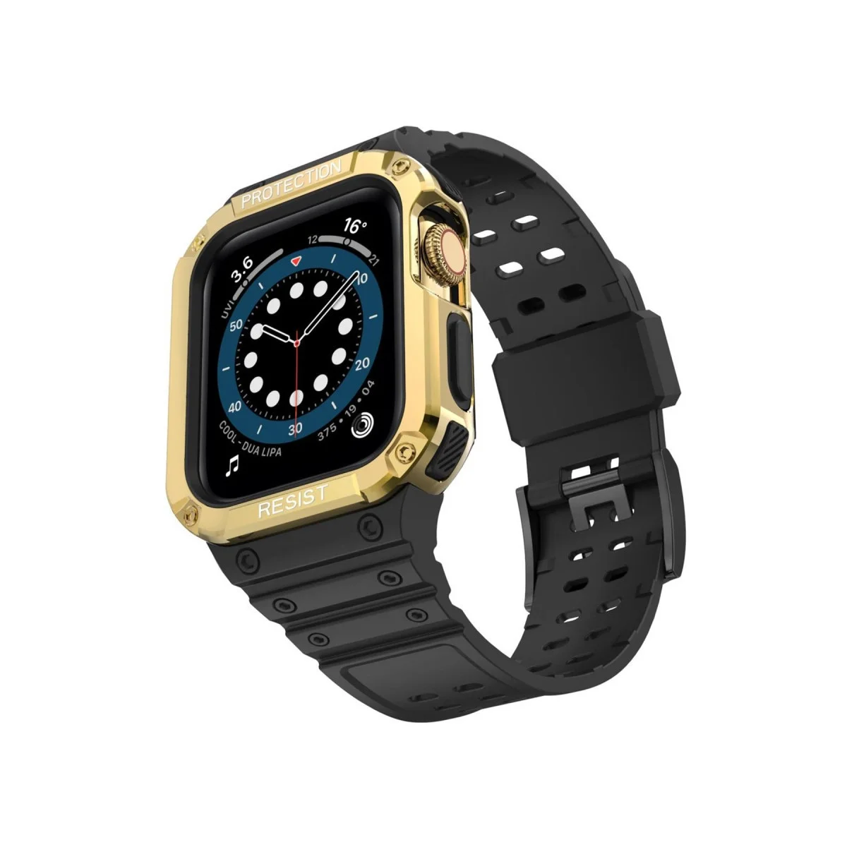 Apple Watch 42mm Kr401 Silikon Kordon - Siyah-gold Fiyatı, Yorumları ve Özellikleri