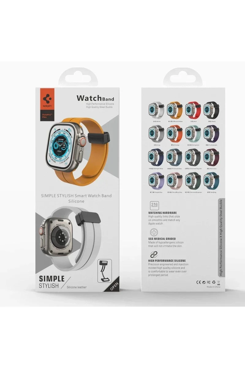 Apple Watch 42mm KR412 Elegance Stylısh Kordon - Turuncu Fiyatı, Yorumları ve Özellikleri