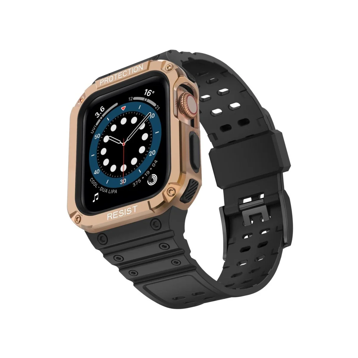 Apple Watch 42mm Kr401 Silikon Kordon - Siyah-rose Fiyatı, Yorumları ve Özellikleri