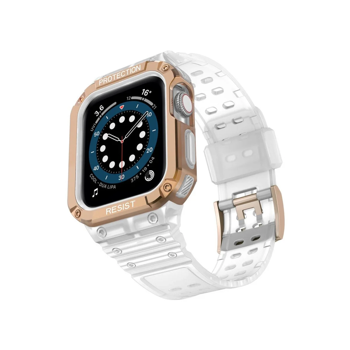 Apple Watch 42mm Kr401 Silikon Kordon (saat Değildir) - Beyaz-rose Fiyatı, Yorumları ve Özellikleri