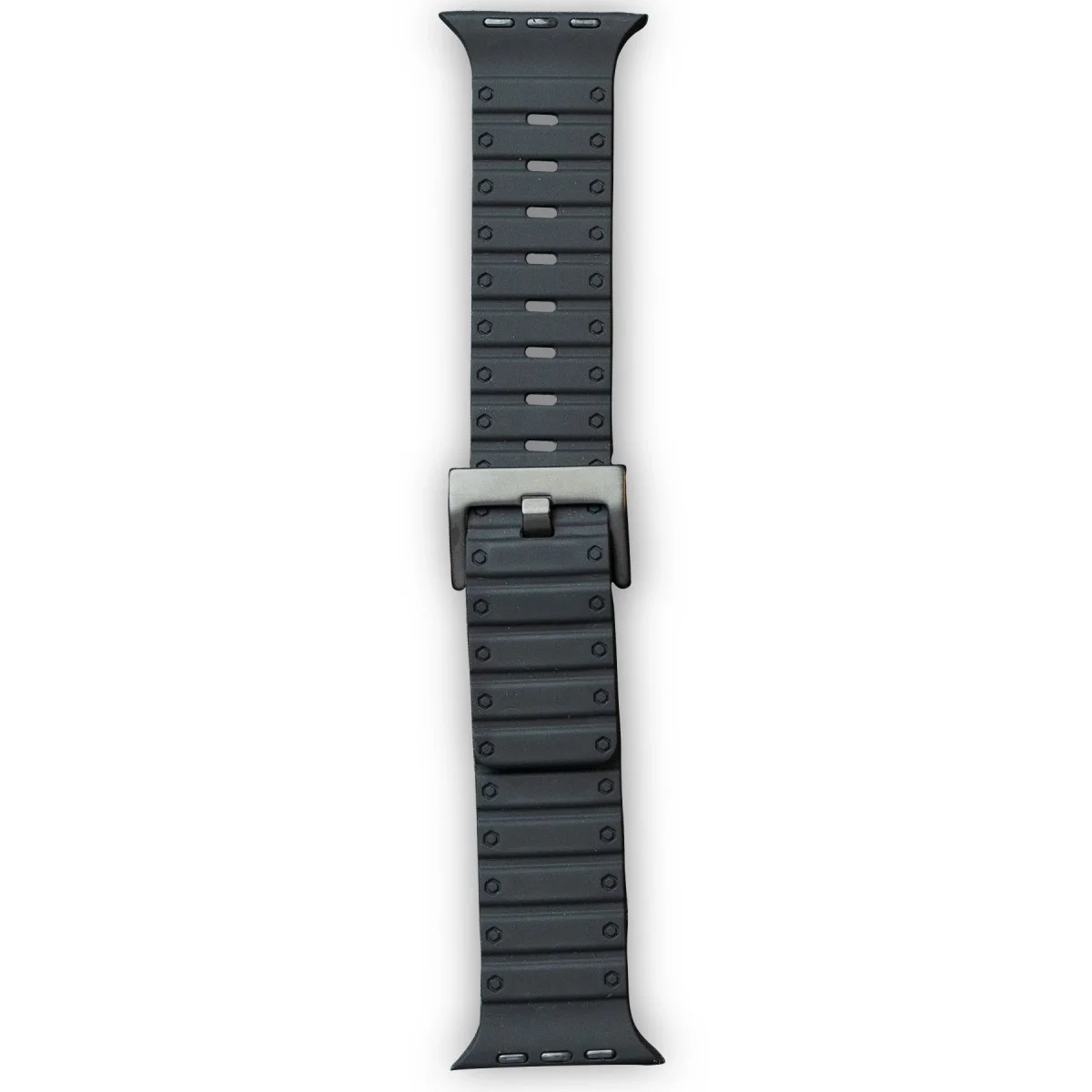 Apple Watch 42mm Magnus Mıknatıslı Silikon Kordon (saat Değildir) - Siyah Apple Watch 42mm Magnus Mıknatıslı Silikon Kordon (saat Değildir) - Siyah