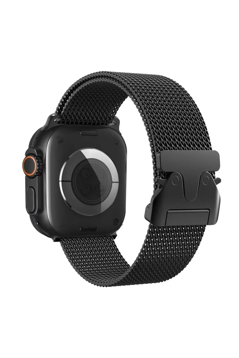 Apple Watch 42mm Milano Metal Kordon - Siyah Apple Watch 42mm Milano Metal Kordon - Siyah