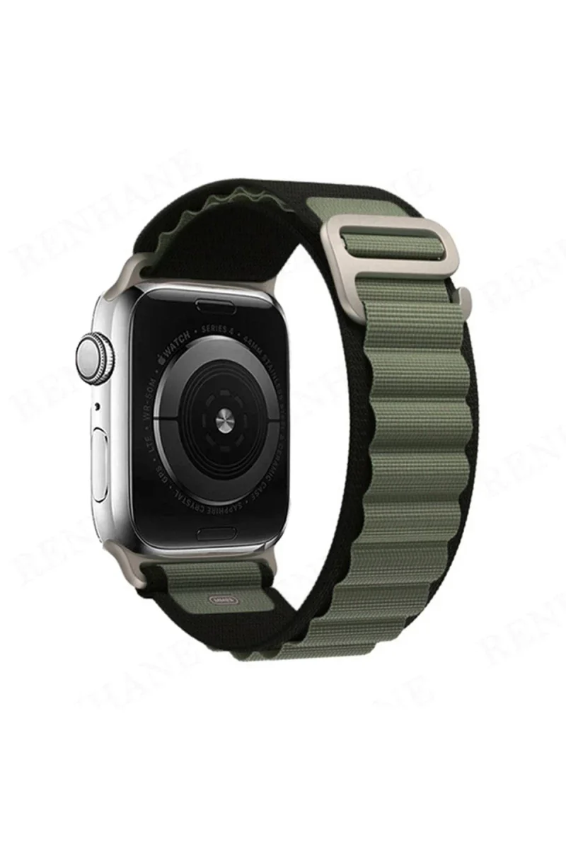Apple Watch 42mm Mountain Kordon - Siyah-Yeşil Fiyatı, Yorumları ve Özellikleri