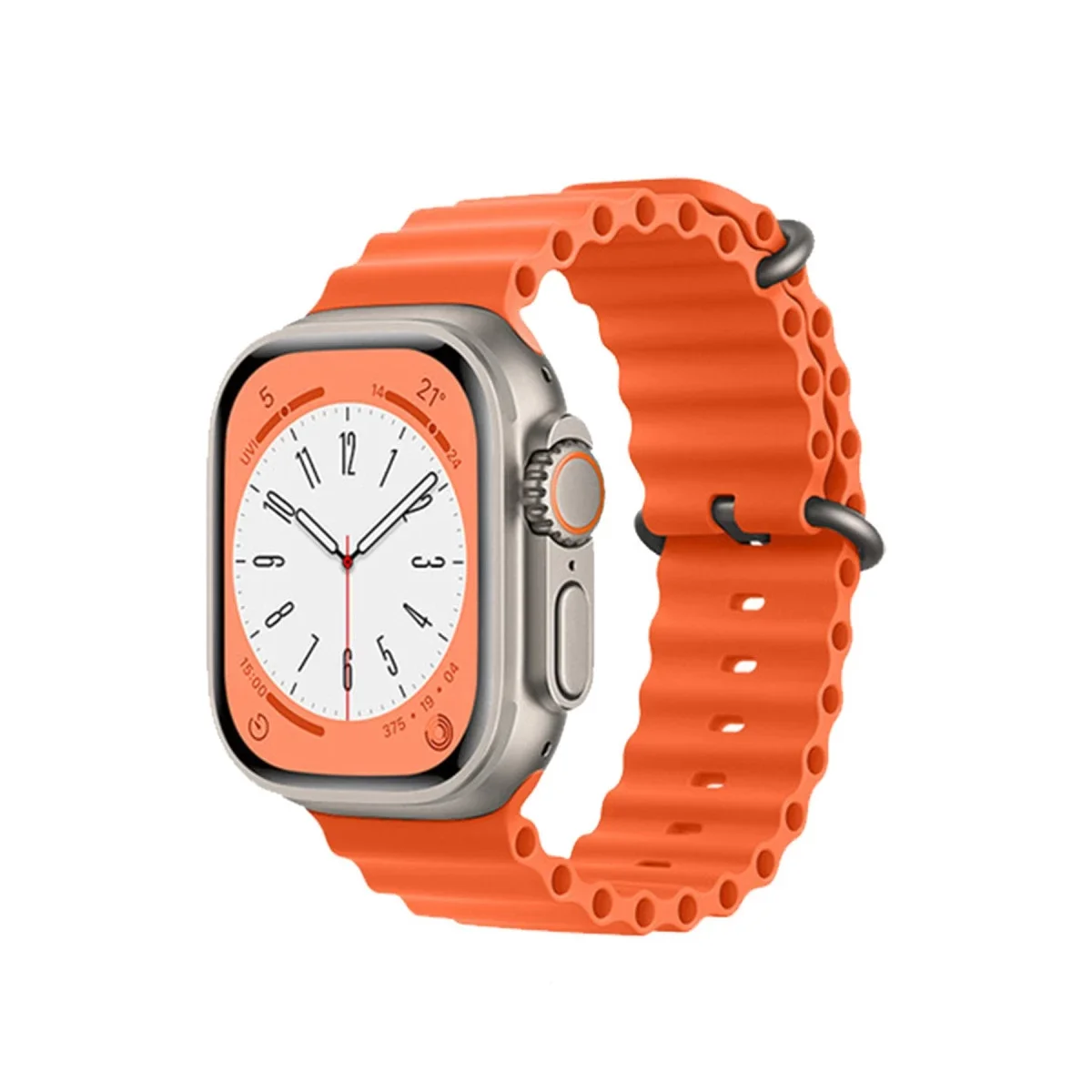 Apple Watch 42mm Ocean Kordon - Turuncu Apple Watch 42mm Ocean Kordon - Turuncu