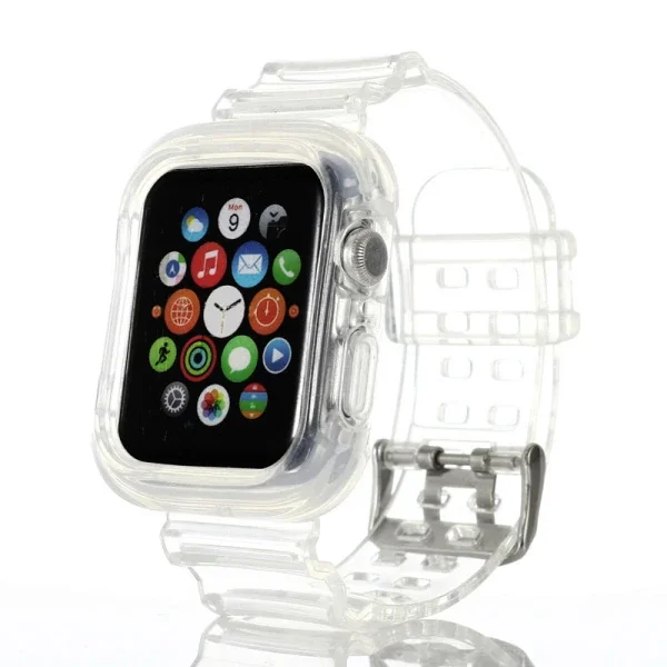 Apple Watch 44-42 mm Silikon Kayış - Bilekte Terleme ve Koku Yapmaz