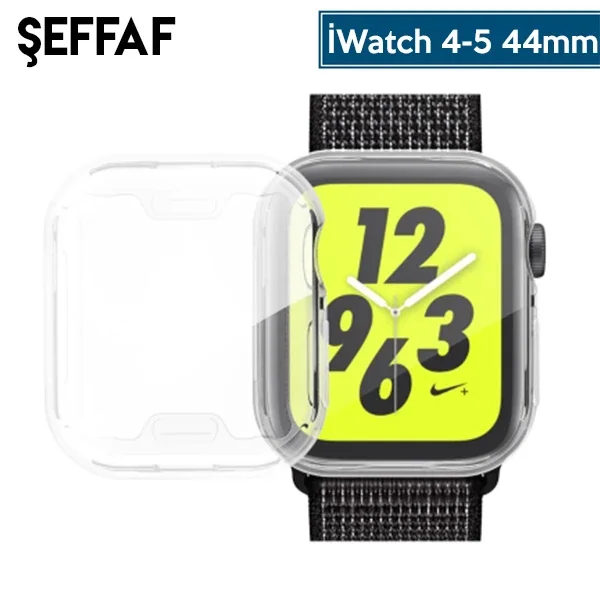 Apple Watch 44mm Ultra Slim 360° Koruma Silikon Kılıf - İnce ve Şık