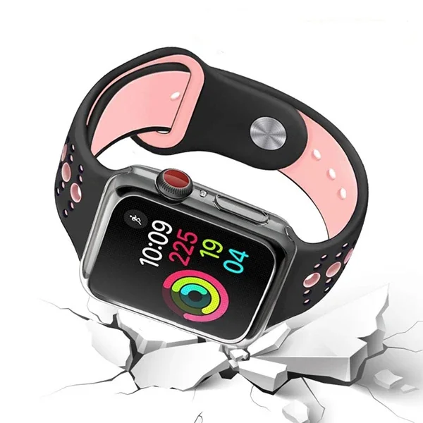 Apple Watch 44mm Ultra Slim 360° Koruma Silikon Kılıf - İnce ve Şık
