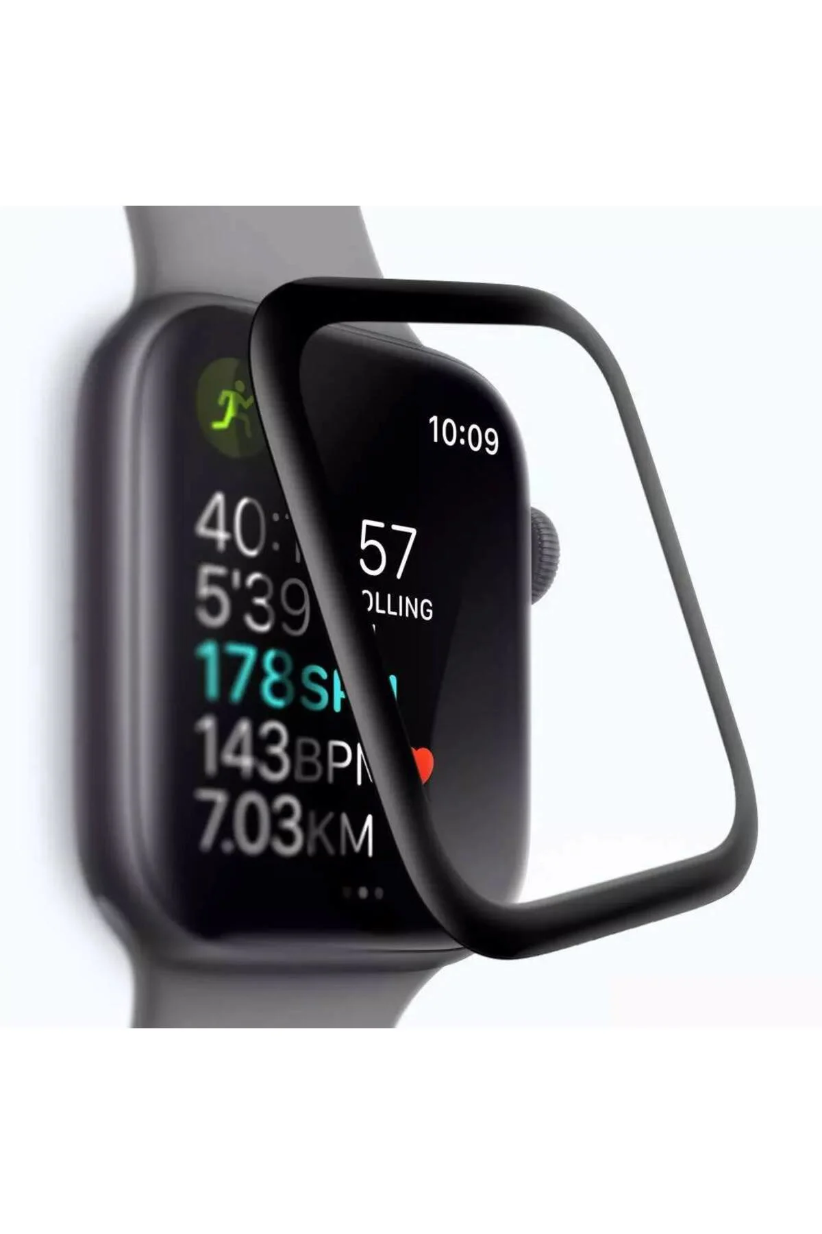 Apple Watch 6 44 MM Tam Kaplayan Ekran Koruyucu