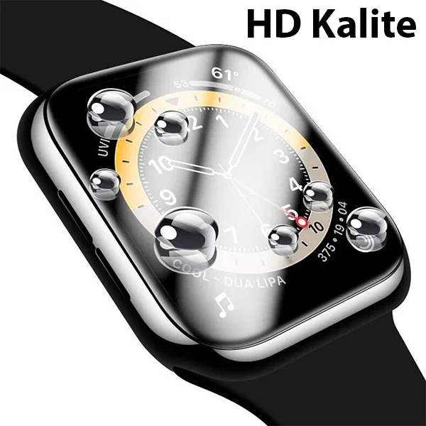 Apple Watch 7-8 41mm 3D PMMA Kavisli Full Cam Ekran Koruyucu PET-1852 Apple Watch 7-8 41mm 3D PMMA Kavisli Full Cam Ekran Koruyucu PET-1852