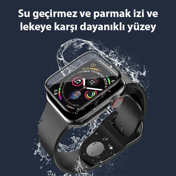Apple Watch 7-8 41mm 3D PMMA Tam Cam Ekran Koruyucu – Çizilmeye Karşı Kavisli Full Cam Fiyatı, Yorumları ve Özellikleri