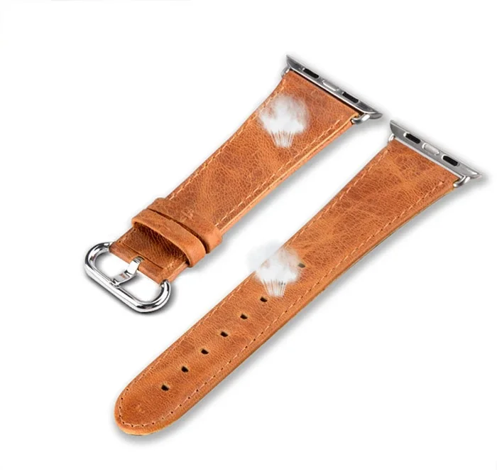 Apple Watch 7-8 Retro Deri Kordon 41mm/38mm - Uyumlu ve Şık Kayış