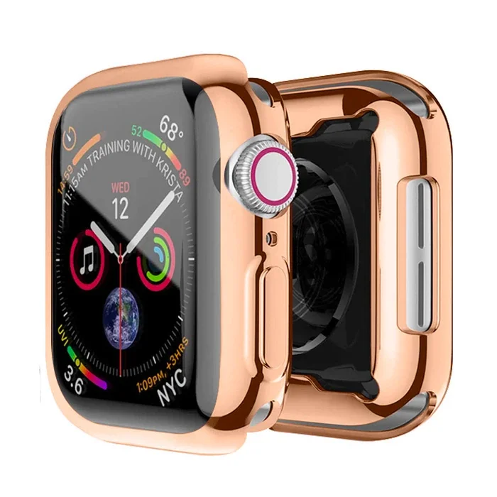 Apple Watch 7/8 41mm 360° Ultra Slim Silikon Kılıf – Darbeye & Çizilmeye Karşı Şeffaf Koruma