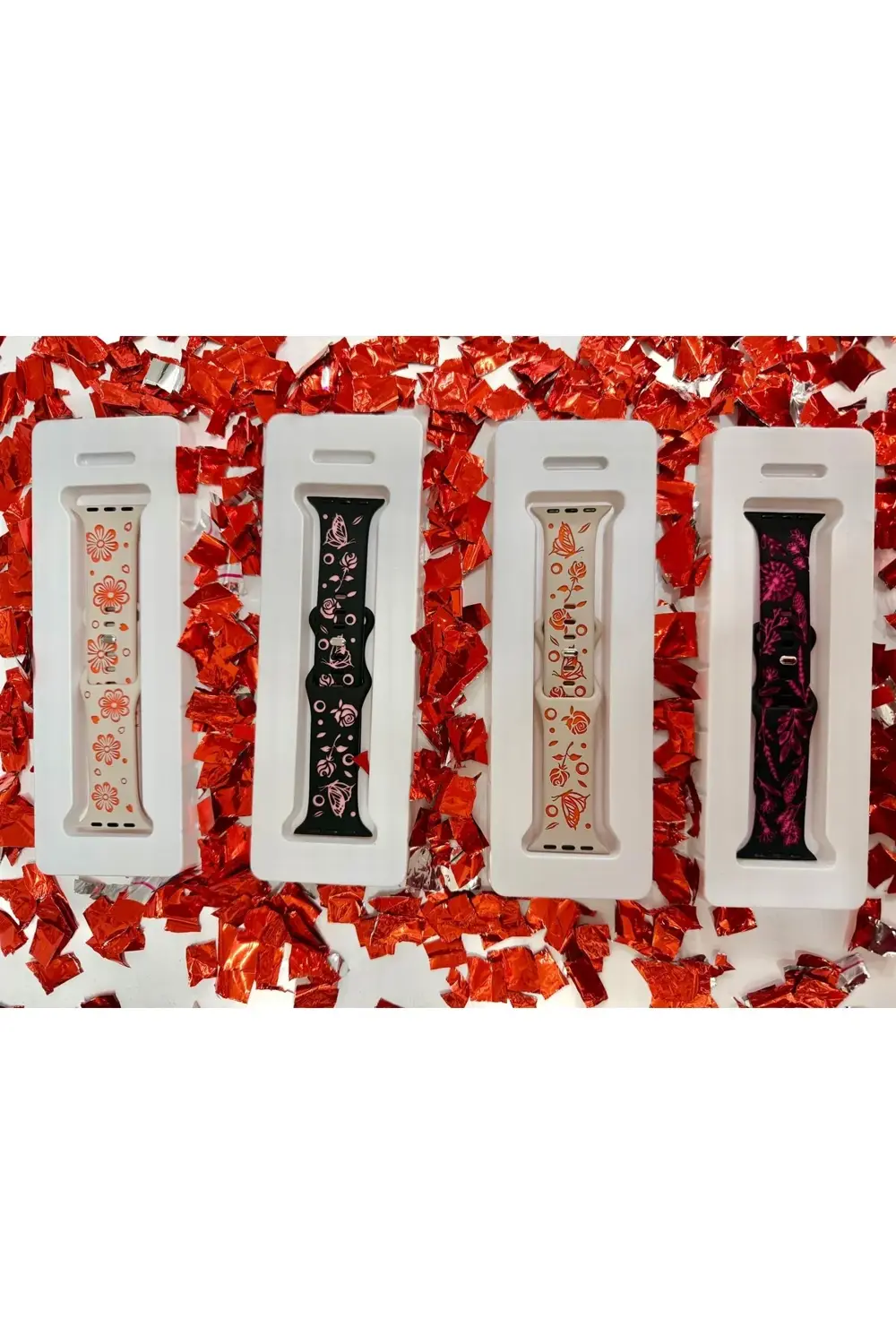 APPLE WATCH DESENLİ SİLİKON KORDON