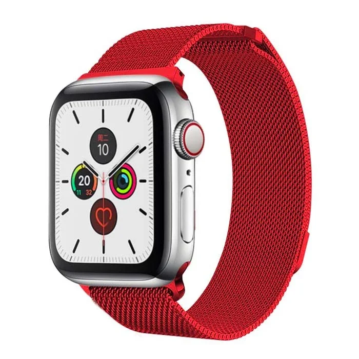Apple Watch Milano Loop Metal Kayış - 45mm 44mm 42mm Uyumlu, Dayanıklı ve Şık