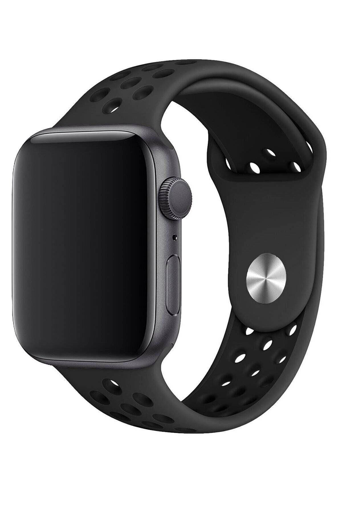 Piyasasepeti Apple Watch Series 2 38 Mm Fileli Kordon Siyah-Siyah