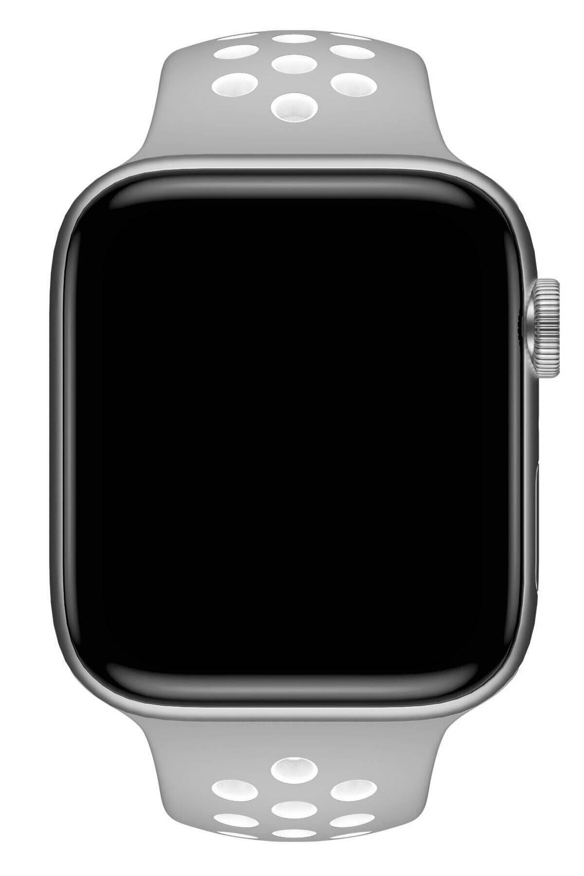 Piyasasepeti Apple Watch Series 2 38 Mm Fileli Kordon Gri-Beyaz