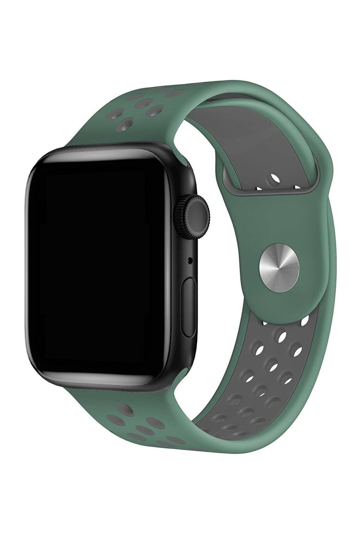 Piyasasepeti Apple Watch Series 2 42 Mm Uyumlu Fileli Kordon Aventurin-