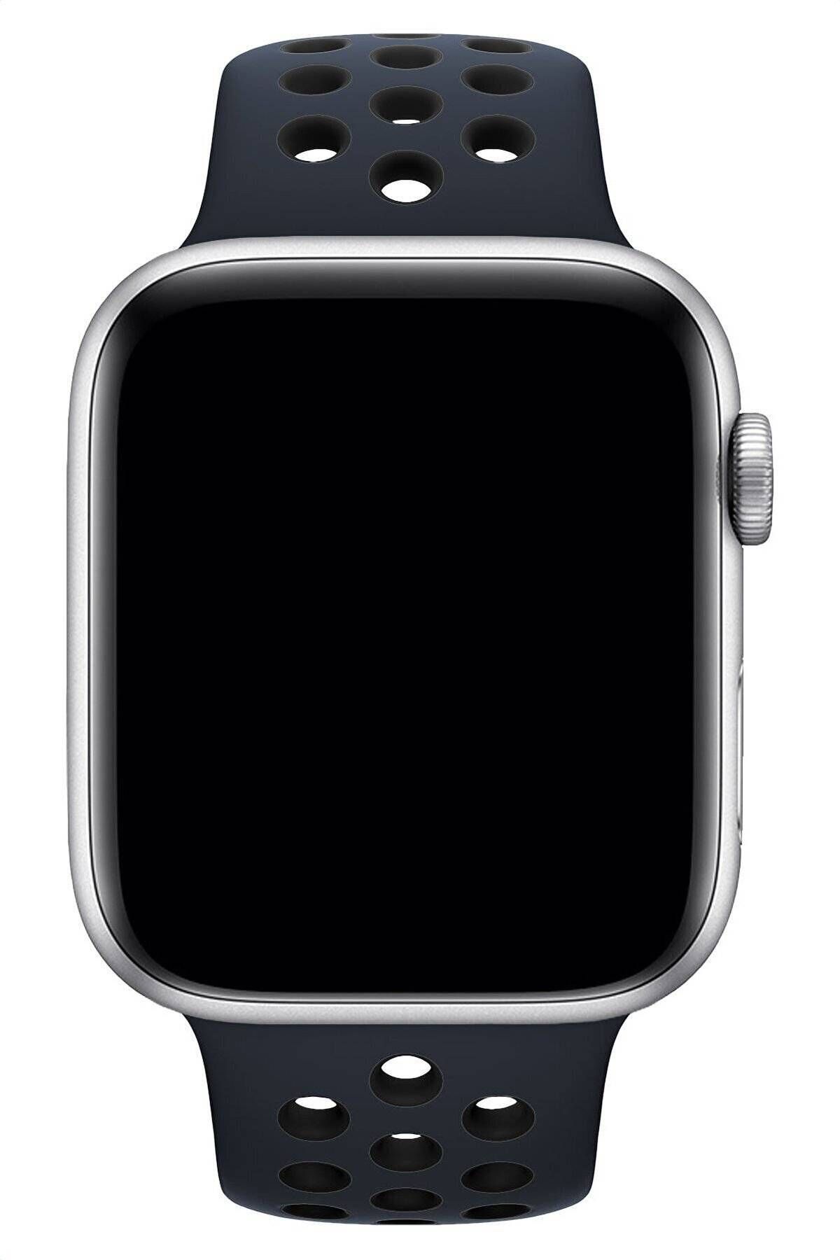 Piyasasepeti Apple Watch Series 3 38 Mm Fileli Kordon Lacivert-Siyah