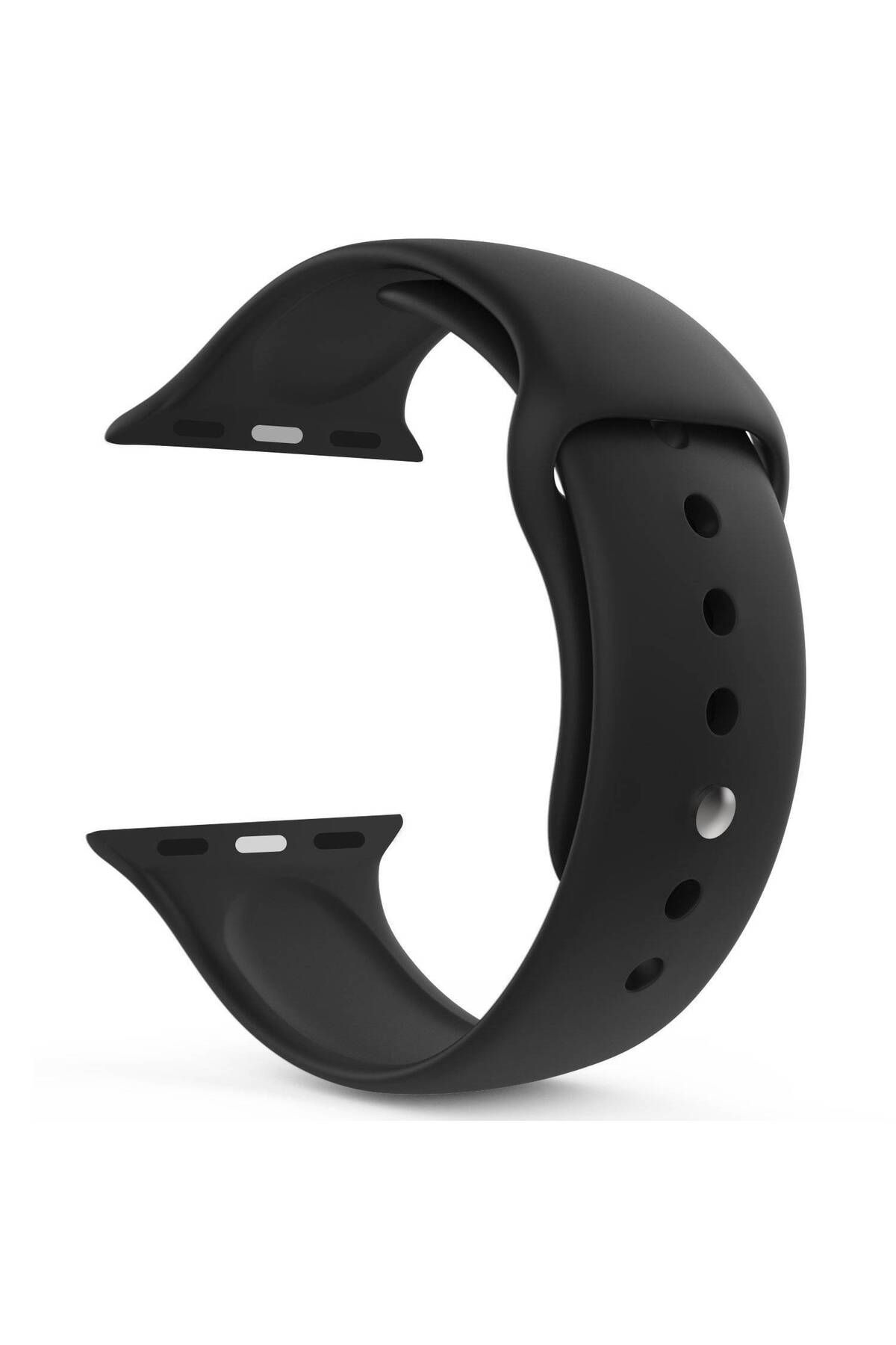 Piyasasepeti Apple Watch Series Se 40 Mm Silikon Kordon Siyah