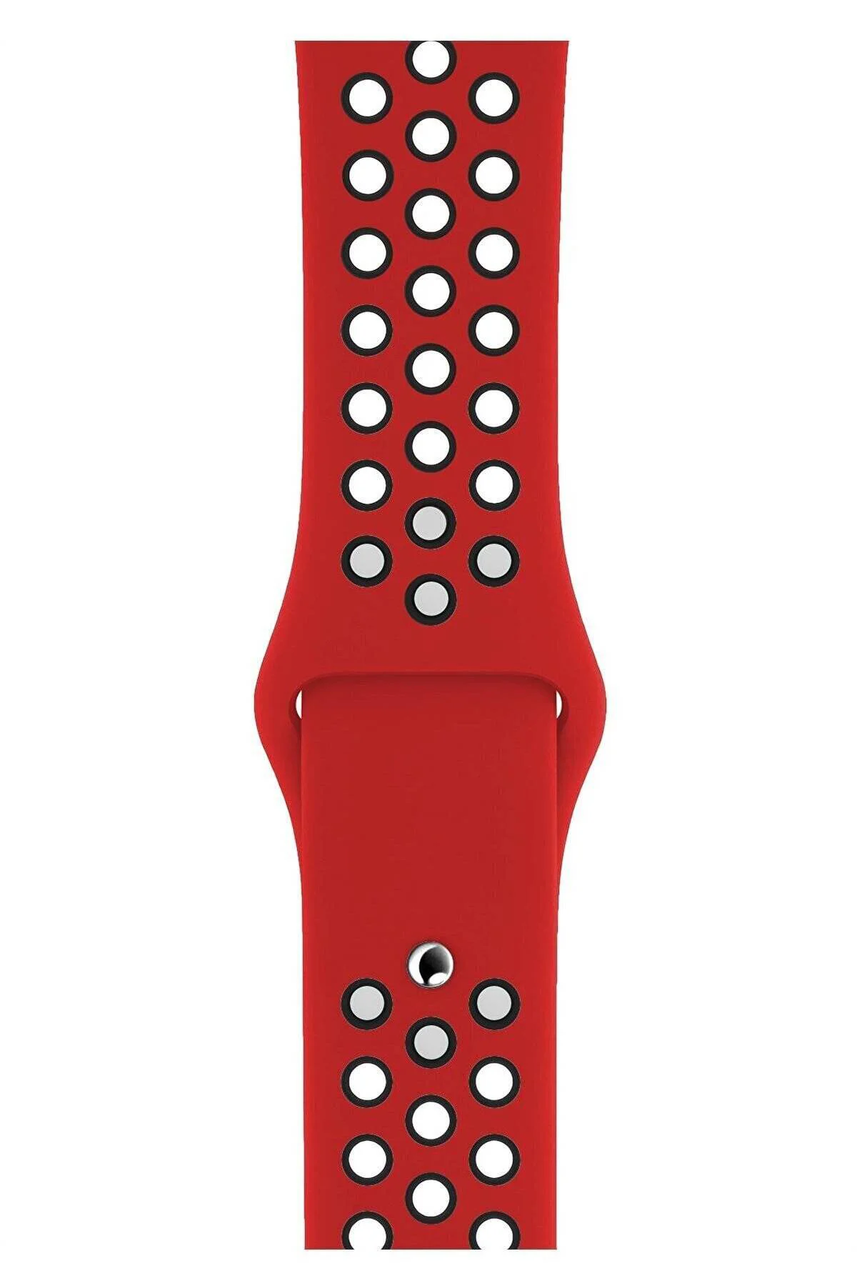 Apple Watch Series 2 38 MM Fileli Kordon Kırmızı-Siyah