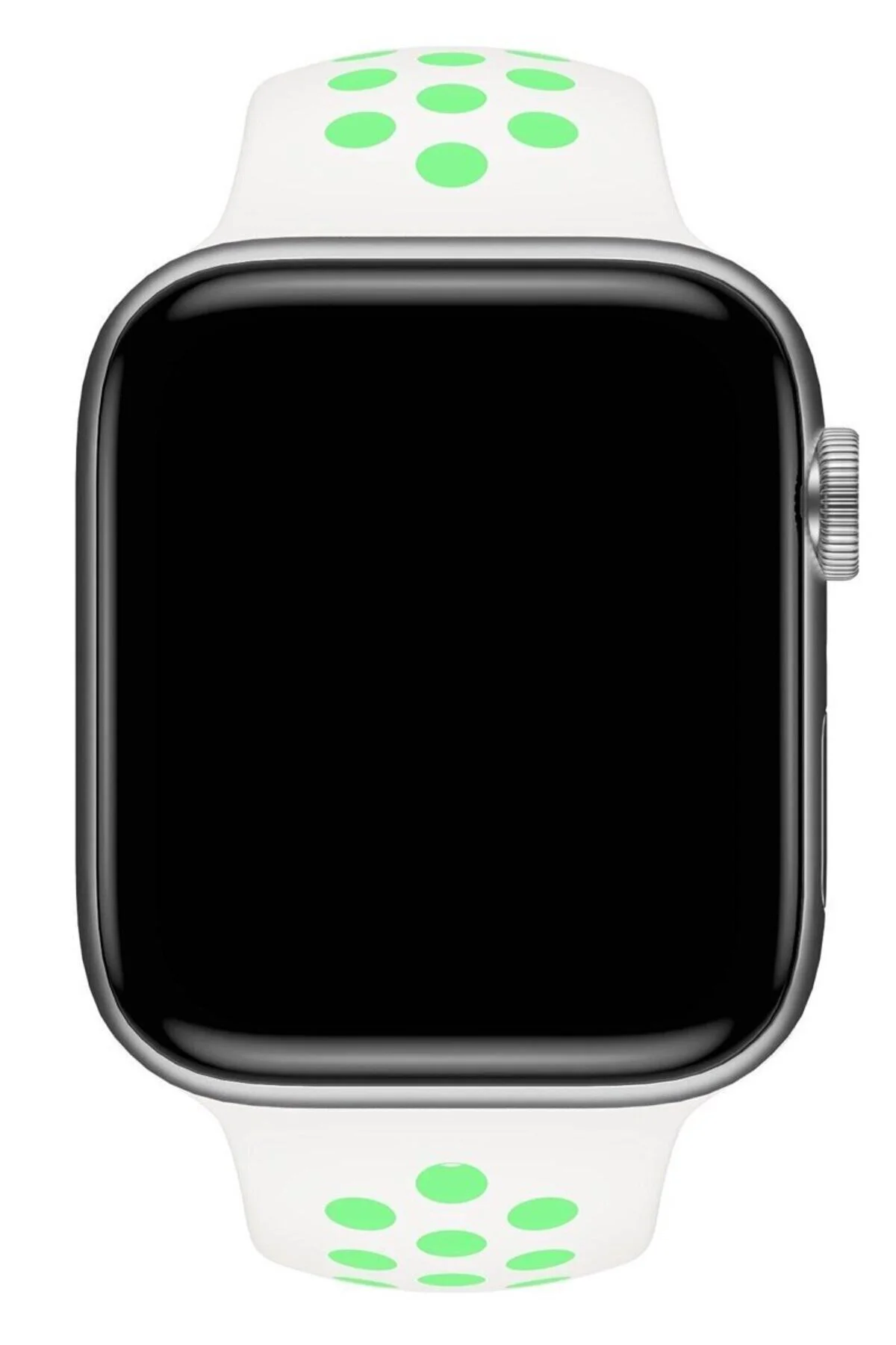 Apple Watch Series 2 44 MM Fileli Kordon Beyaz-Yeşil