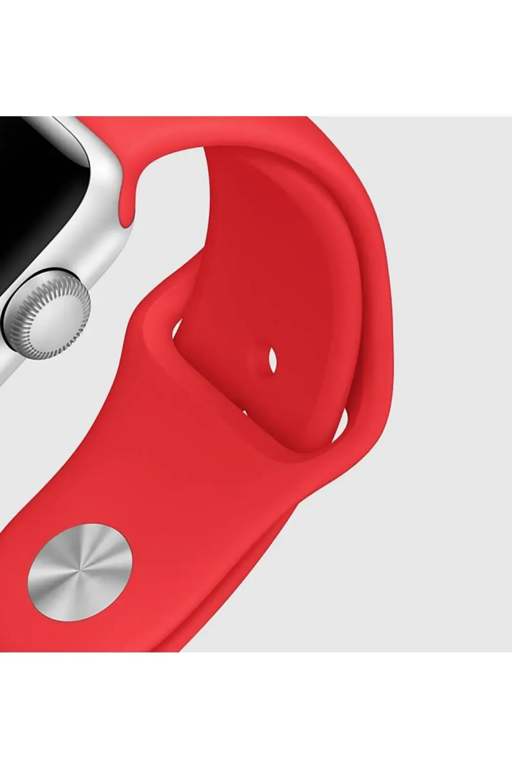 Apple Watch Series 3 42 MM Fileli Kordon Beyaz-Yeşil