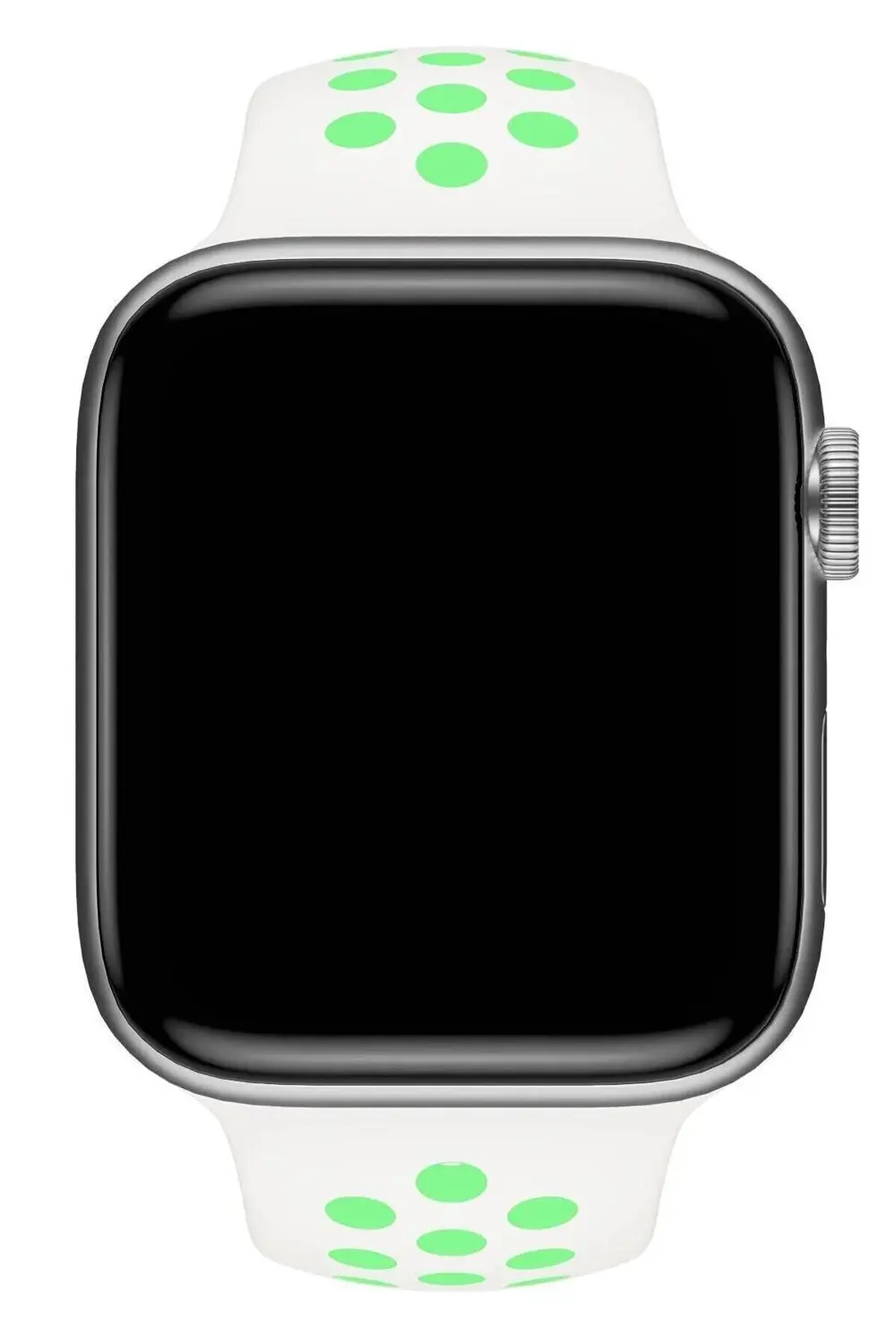 Apple Watch Series 3 42 MM Fileli Kordon Beyaz-Yeşil
