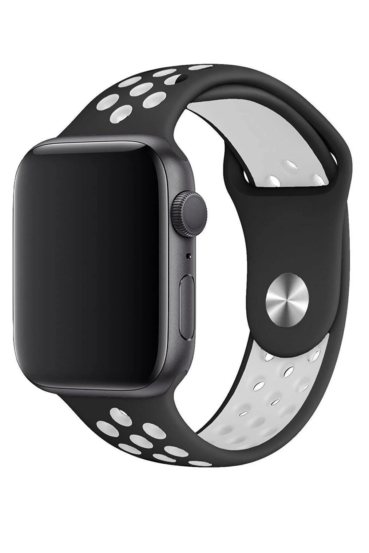 Apple Watch Series 3 40 MM Fileli Kordon Siyah-Beyaz Apple Watch Series 3 40 MM Fileli Kordon Siyah-Beyaz