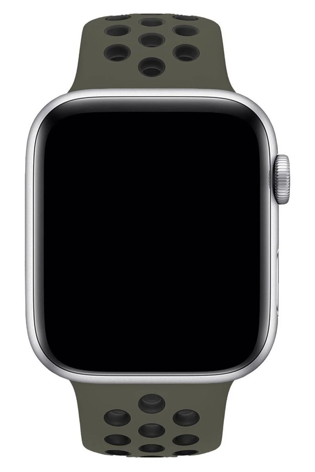 Apple Watch Series 3 38 MM Fileli Kordon Zeytin-Siyah